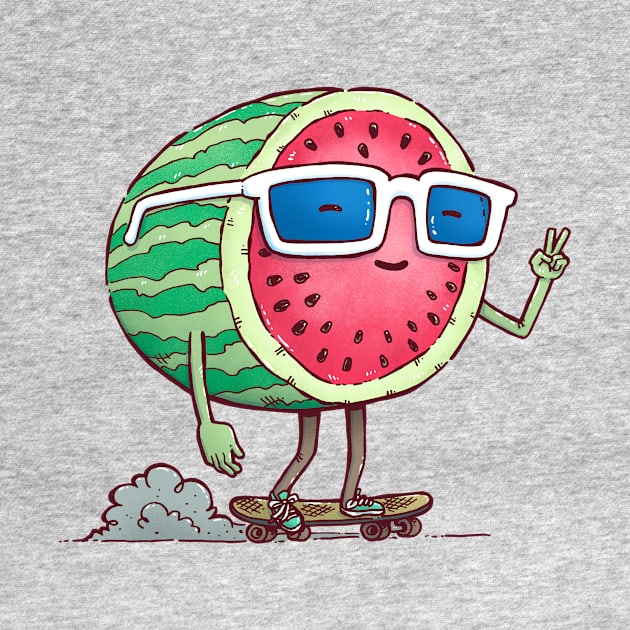 Watermelon Skater by nickv47